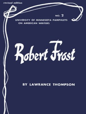 cover image of Robert Frost--American Writers 2